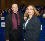 Współautorka książki „Matka Boża” Jolanta Sosnowska i ks. prof. Jan Machniak z Uniwersytetu Papieskiego Jana Pawła II w Krakowie.