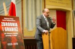 Prof. Wojciech Polak podczas wykładu „Jak Niemcy tuszują swoje zbrodnie”. Fot.: Michał Klag/Biały Kruk