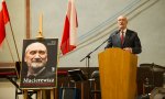 Przemawia minister Antoni Macierewicz. Fot.: Michał Klag/Biały Kruk