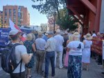 Protest w obronie polskiej szkoły przed Małopolskim Kuratorium Oświaty. fot. Agnieszka Drozd/Biały Kruk