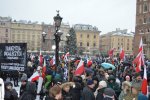 Krakowski protest przeciwko edukacji zdrowotnej. Fot. AD