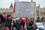 Krakowski protest przeciwko edukacji zdrowotnej. Fot. AD