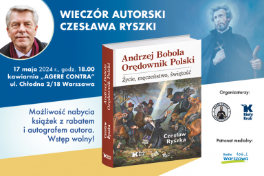 Czesław Ryszka w Warszawie! Zapraszamy na spotkanie autorskie w kawiarni Agere Contra