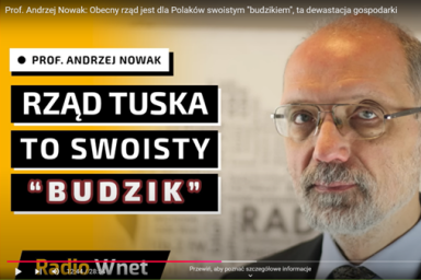 „Ci, którzy chcą Polskę osłabić, nie dopuszczają ludzi myślących strategicznie do rządzenia”. Prof. Andrzej Nowak w Radiu WNET