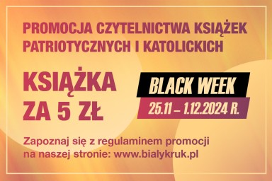 10 000 wybitnych książek po 5 zł! Black Week z wydawnictwem Biały Kruk