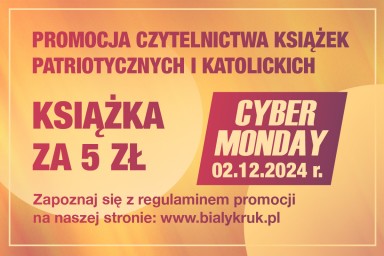 Cyber Monday z Białym Krukiem! Przedłużamy naszą akcję promocyjną do 2 grudnia