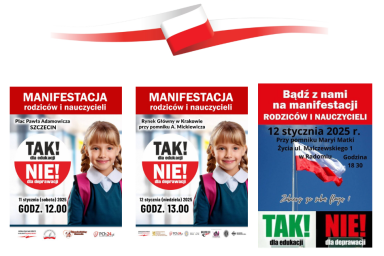 Mobilizacja rodziców i nauczycieli trwa! Już w weekend protesty w Szczecinie, Krakowie i Radomiu