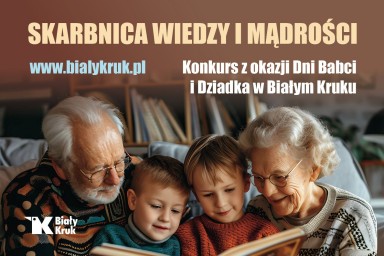 KONKURS! Świętuj z Białym Krukiem Dzień Babci i Dzień Dziadka i wygraj wartościową, pięknie wydaną książkę!