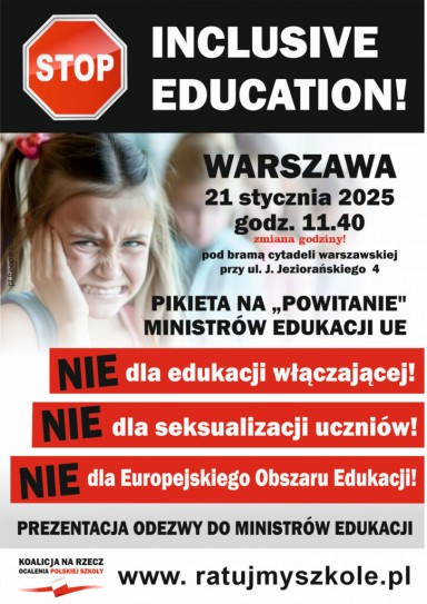 Fot. Koalicja na Rzecz Ocalenia Polskiej Szkoły