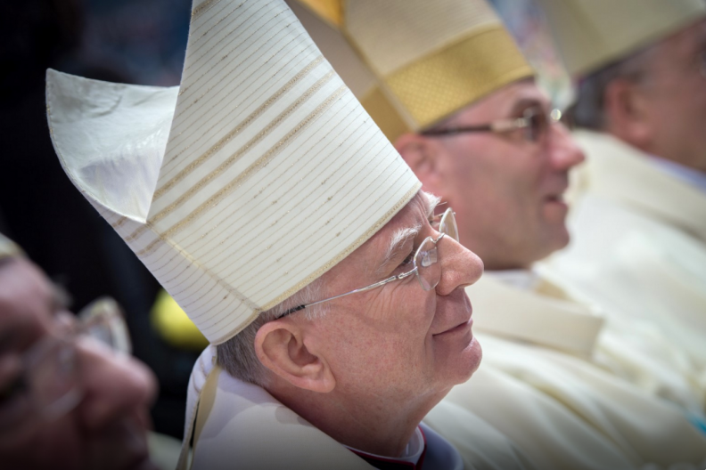 Abp Marek Jędraszewski podczas Mszy św. na Skałce. Fot. Marcin Mazur/episkopat.pl 