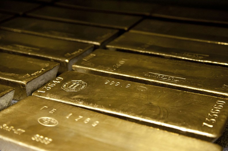 Ogólna rezerwa Niemiec to 3378 ton złota.    Fot.:Andrzej Barabasz/4.0 Międzynarodowe/Wikimedia Commons