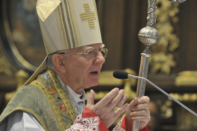 Abp Marek Jędraszewski podczas rozpoczęcia roku akademickiego w kościele św. Anny w Krakowie. Fot.: Adam Bujak/Archidiecezja Krakowska/Biały Kruk