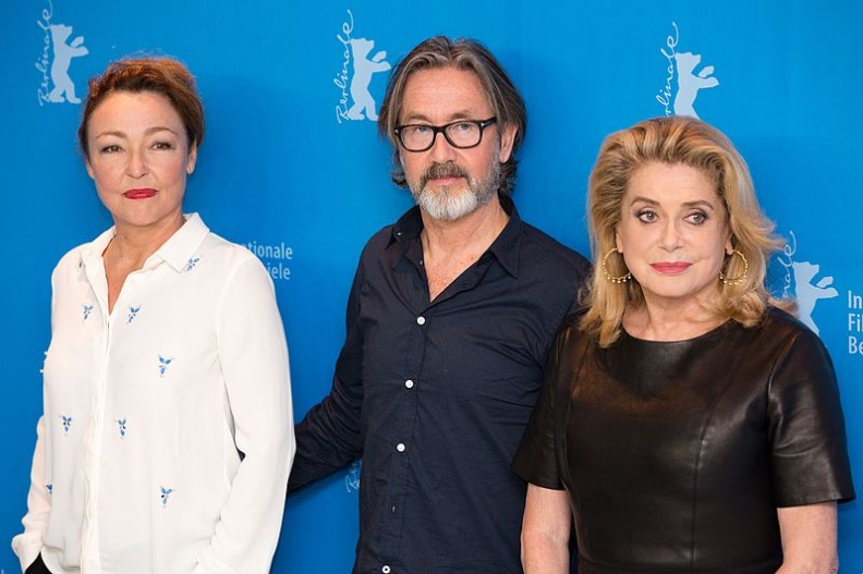 aktorka Catherine Frot, reżyser filmowy Martin Provost oraz aktorka Catherine Deneuve.    Fot.: Martin Kraft/CC BY-SA 3.0/Wikimedia commons