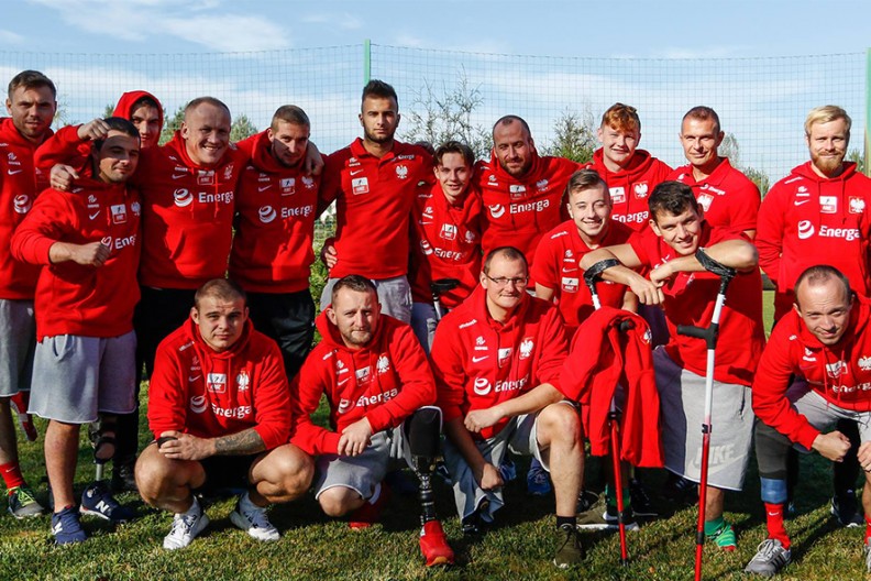 Drużyna Amp Futbol Polska. Fot.: Bartłomiej Budny