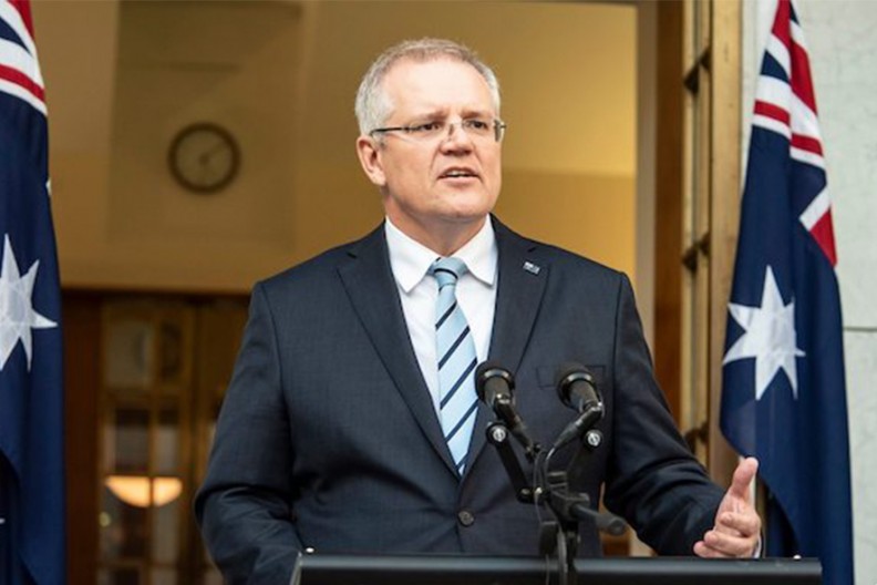 Premier Australii Scott Morrison Fot.:  Twitter @ScottMorrisonMP