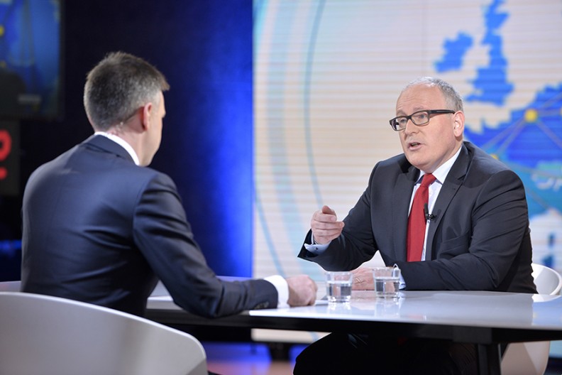 Pierwszy Wiceprzewodniczący Komisji Europejskiej Frans Timmermans   Fot. Wikimedia/euranet_plus