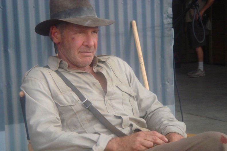 Harrison Ford jako Indiana Jones. fot. Wikipedia