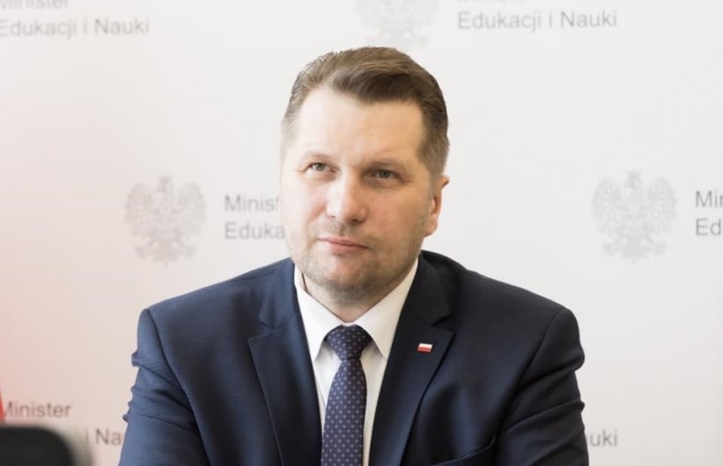 Minister edukaci i nauki dr hab. Przemysław Czarnek.