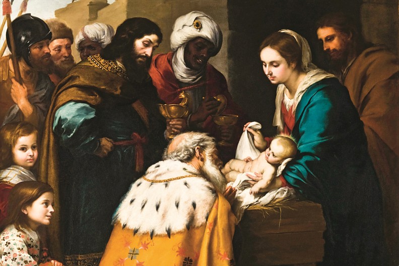 Obraz hiszpańskiego malarza barokowego Bartoloméa Estebana Murilla „Adoracja Królów”. Fot. archiwum Białego Kruka