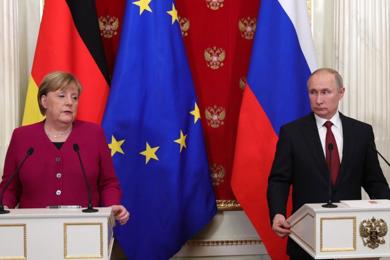 Angela Merkel i Władimir Putin w Moskwie w styczniu 2020r. fot. by kremlin.ru, CC BY 4.0, https://commons.wikimedia.org/w/index.php?curid=85829754