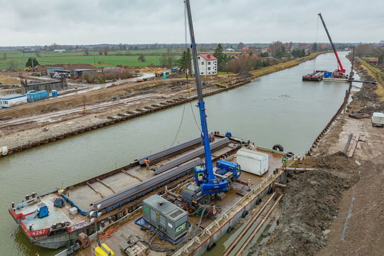 II etap budowy drogi wodnej łączącej Zalew Wiślany z Zatoką Gdańską - @materiały prasowe Budimex