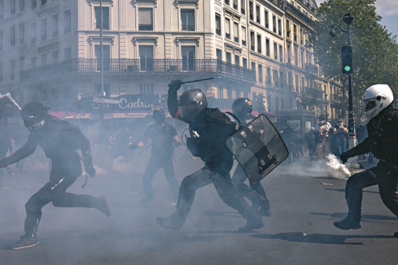 Rozruchy w Paryżu Fot. Getty Images