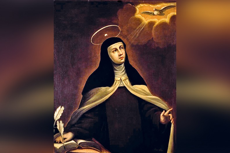 Św. Teresa z Ávili sportretowana przez Alonso del Arco. Jedna z najwybitniejszych mistyczek w dziejach Kościoła położyła też nieocenione zasługi w rozwoju literatury hiszpańskiej, fot. z książki 