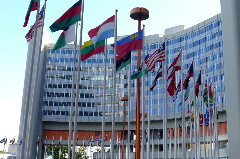 Flagi krajów członkowskich ONZ. Fot. Pixabay.com