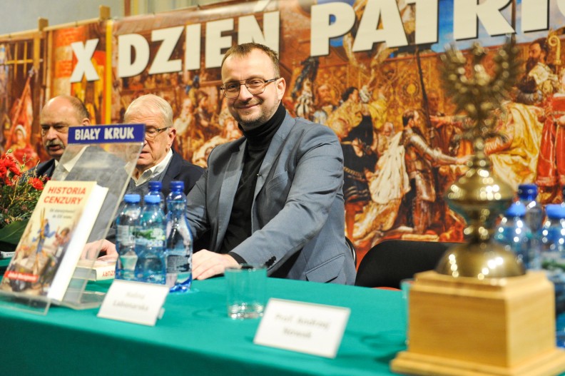 Jakub Maciejewski podczas X Dnia Patrioty w krakowskim 