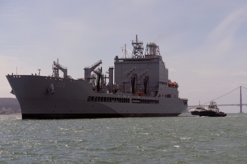 Okręt USNS Harvey Milk w 2024 r. Fot. domena publiczna via Wikimedia Commons.