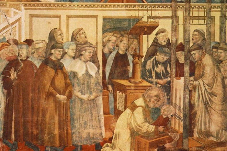 Pierwsze szopka bożonarodzeniowa przygotowana przez św. Franciszka z Asyżu.