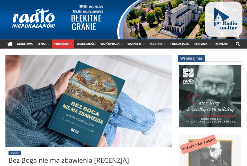 &bdquo;Bez Boga nie ma zbawienia&rdquo; &ndash; na portalu Radia Niepokalan&oacute;w