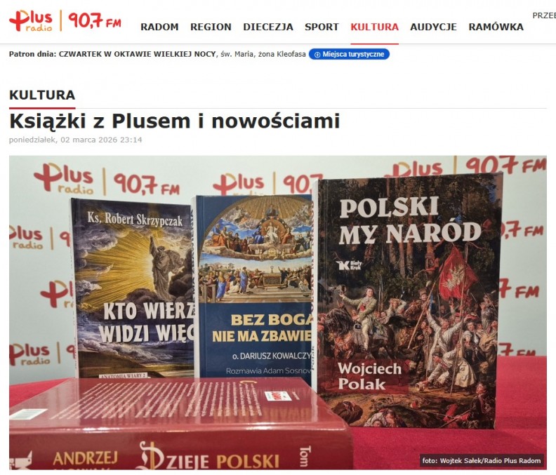 &bdquo;Bez Boga nie ma zbawienia&rdquo; &ndash; na stronie Radia Plus 
