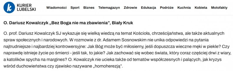 Bez Boga nie ma zbawienia