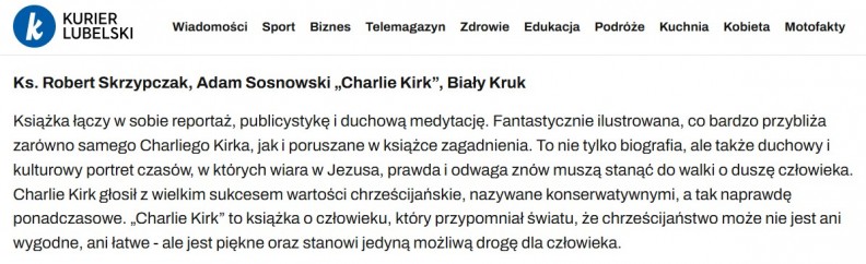 Charlie Kirk. Biografia, dzieło, misja