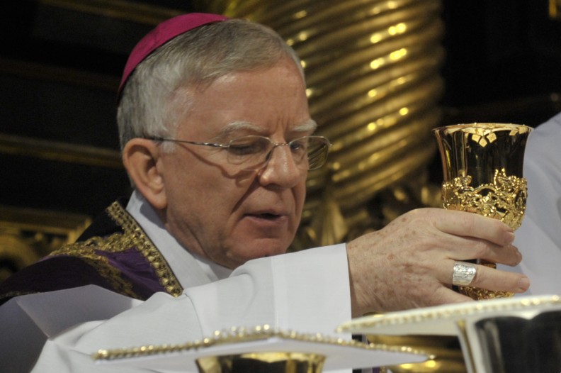 Abp Marek Jędraszewski w sanktuarium maryjnym w Kalwarii Zebrzydowskiej. Fot.: Adam Bujak