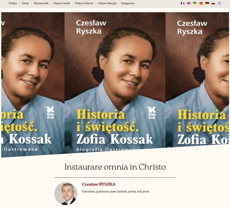 &bdquo;Historia i świętość. Zofia Kossak biografia ilustrowana&rdquo; &ndash; na portalu Wszystkoconajwazniejsze.pl