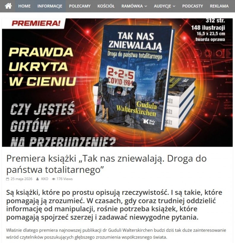 &bdquo;Tak nas zniewalają. Droga do państwa totalitarnego&rdquo; &ndash; na portalu Radia Fiat 