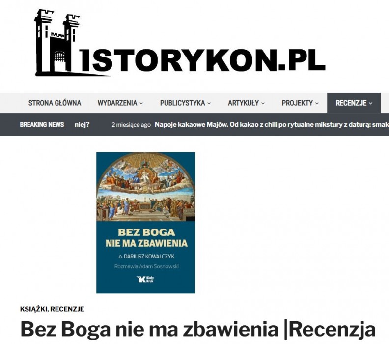 &bdquo;Bez Boga nie ma zbawienia&rdquo; &ndash; recenzja książki na Historykon.pl