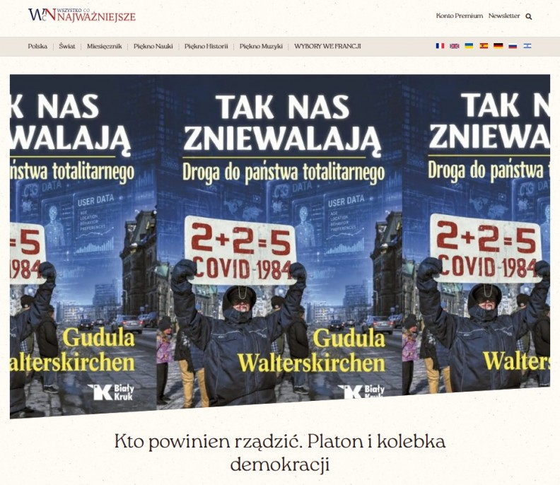 &bdquo;Tak nas zniewalają. Droga do państwa totalitarnego&rdquo; &ndash; na portalu Wszystkoconajwazniejsze.pl 