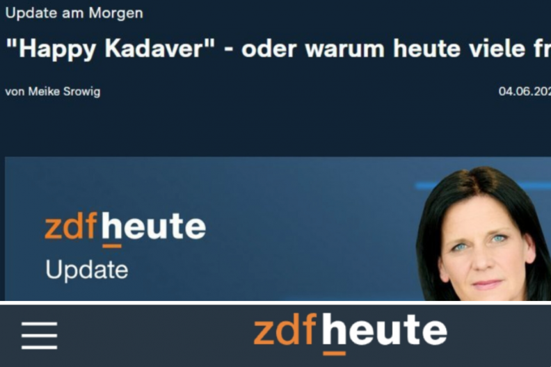 Szyderstwo niemieckiej telewizji publicznej z Bożego Ciała. Źr&oacute;dło: ZDF