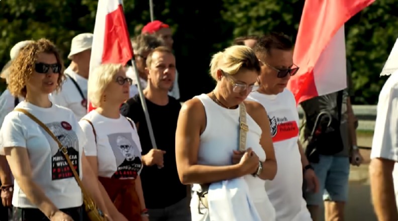 Ubiegłoroczny Marsz Życia i Wolności Polak&oacute;w i Polonii. Fot. Youtube/Gadowski TV