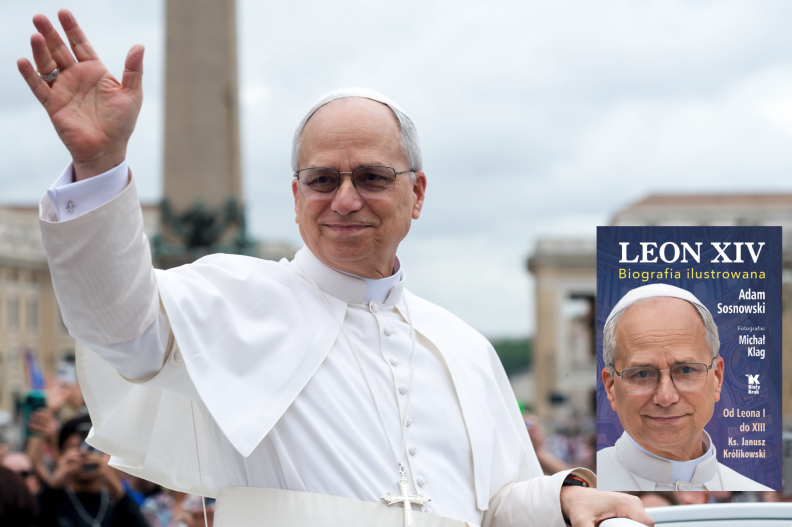 Papież Leon XIV. Fot. Michała Klaga z książki 