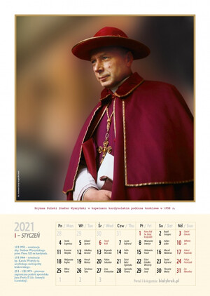 Kalendarz 2021 Św. Jan Paweł II i Prymas Tysiąclecia Stefan Wyszyński