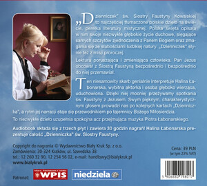 AUDIOBOOK Dzienniczek św. Siostry Faustyny - czytany przez Halinę Łabonarską
