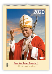 Kalendarz 2020 Św. Jan Paweł II