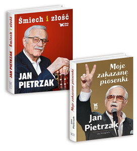 PAKIET książek Jana Pietrzaka "Moje zakazane piosenki" + "Śmiech i złość"