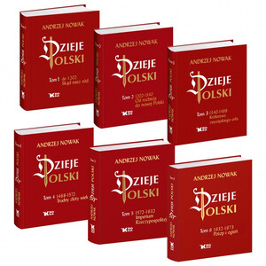 PAKIET Dzieje Polski tomy 1 - 6 w cenie 360 zł